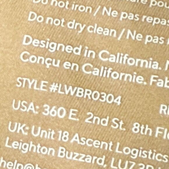 HoneyLove Silhouette Lift Wear Bra LWBR0304 Wireless Bonded Convertible Strap - Picture 11 of 11